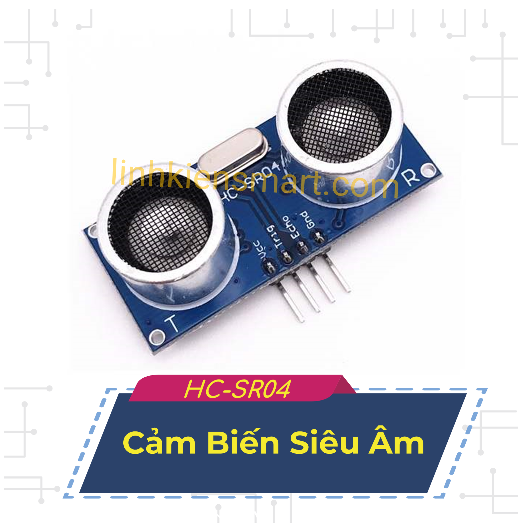 HC-SR04 cảm biến siêu âm 3V to 5V