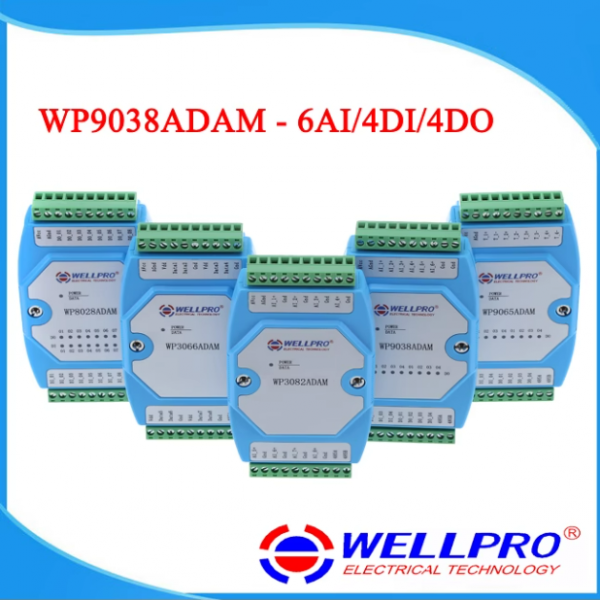 WP9038ADAM - IO module with RS485 interface( 4-20mA/0-20mA Sensor)
