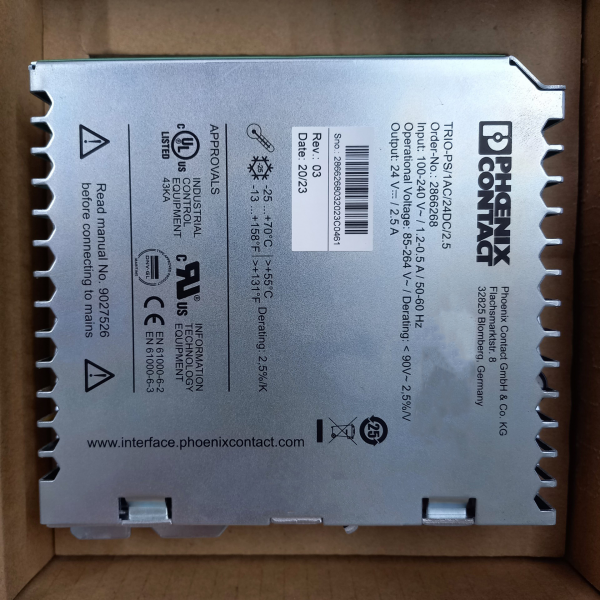 TRIO-PS/1AC/24DC/ 2.5 - Phoenix Power supply unit