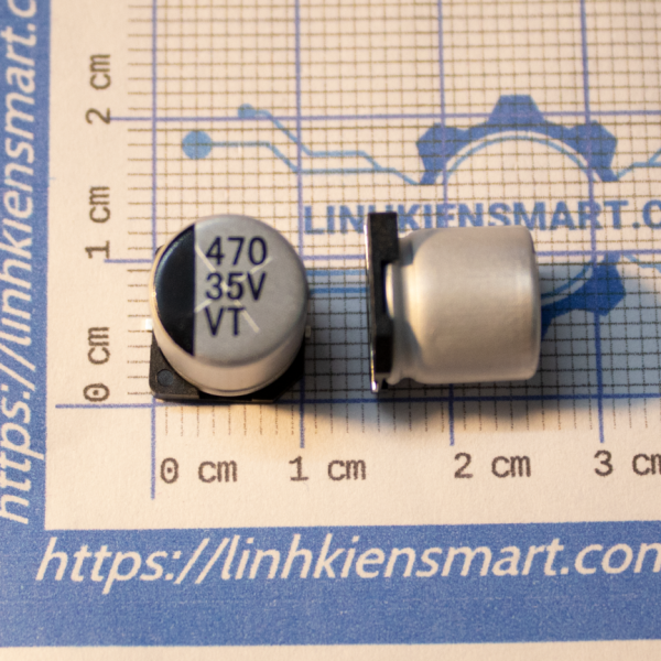 Tụ Nhôm 470uF-35V 10x10.5mm