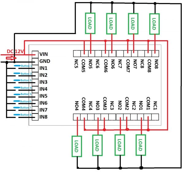 IO22D08 8ch Pro mini PLC Relay ModuleEBAY - Ảnh 4