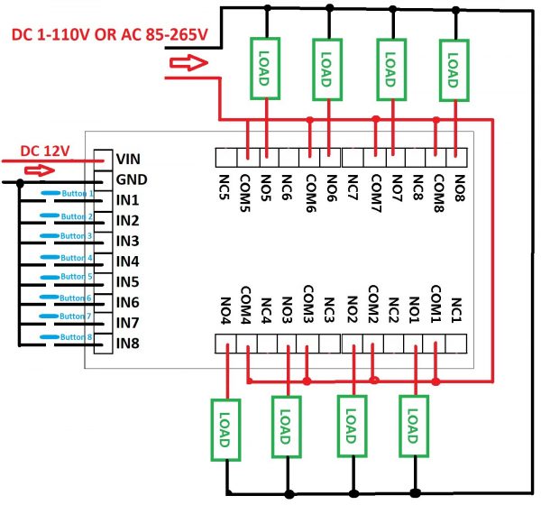 IO22D08 8ch Pro mini PLC Relay ModuleEBAY - Ảnh 6