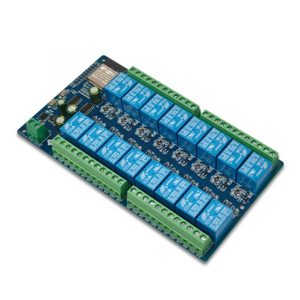 Bo mạch rơ le ESP32 16 kênh / 5-60V module wifi bluetooth / S2H10 - Ảnh 3
